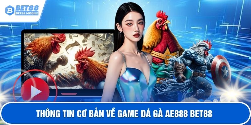 Thông tin cơ bản về game đá gà ae888 BET88